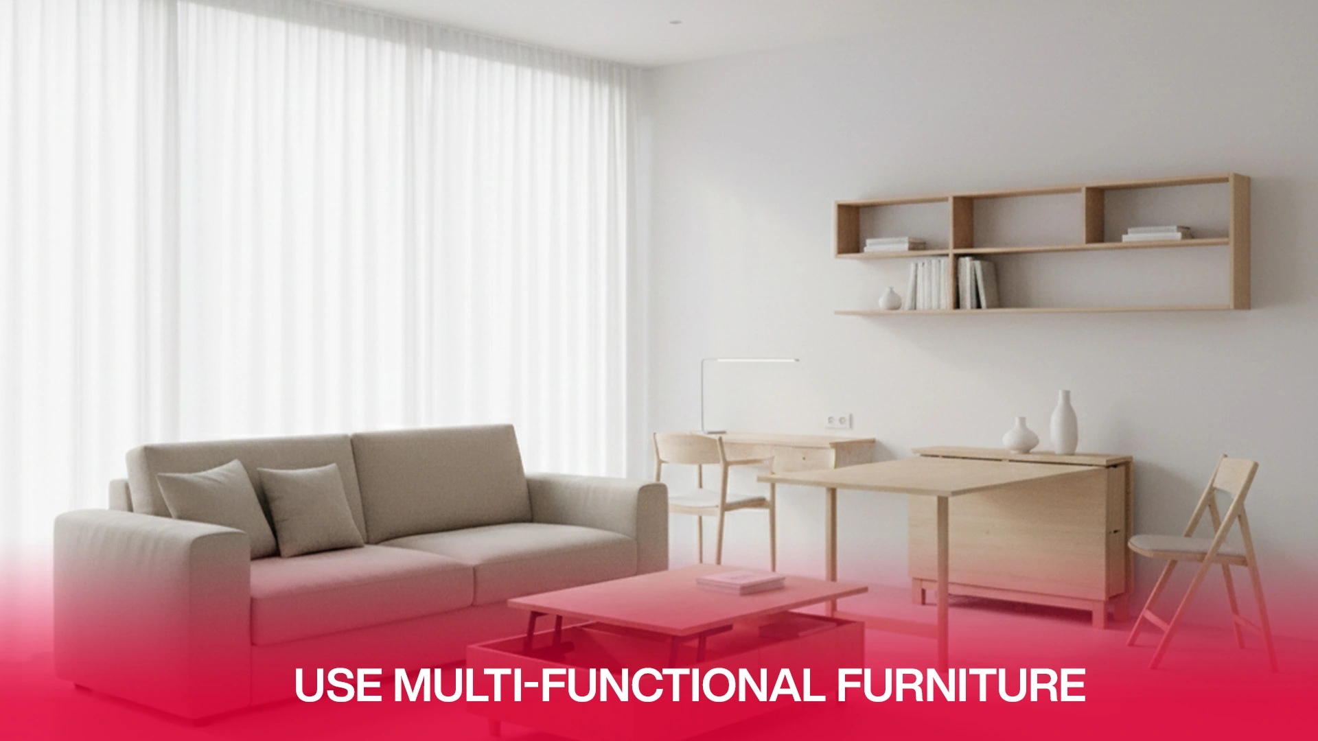 Use Multi-Functional Furniture