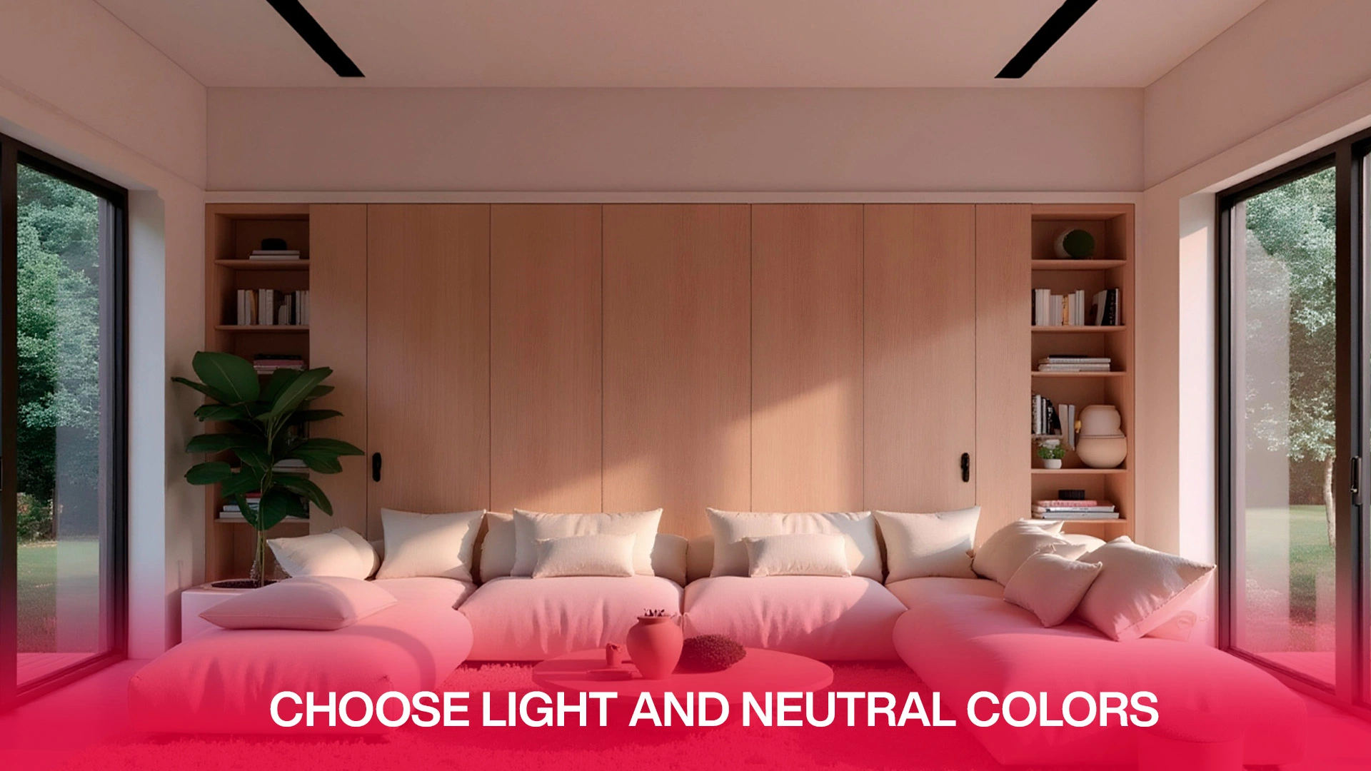 Choose Light and Neutral Colors
