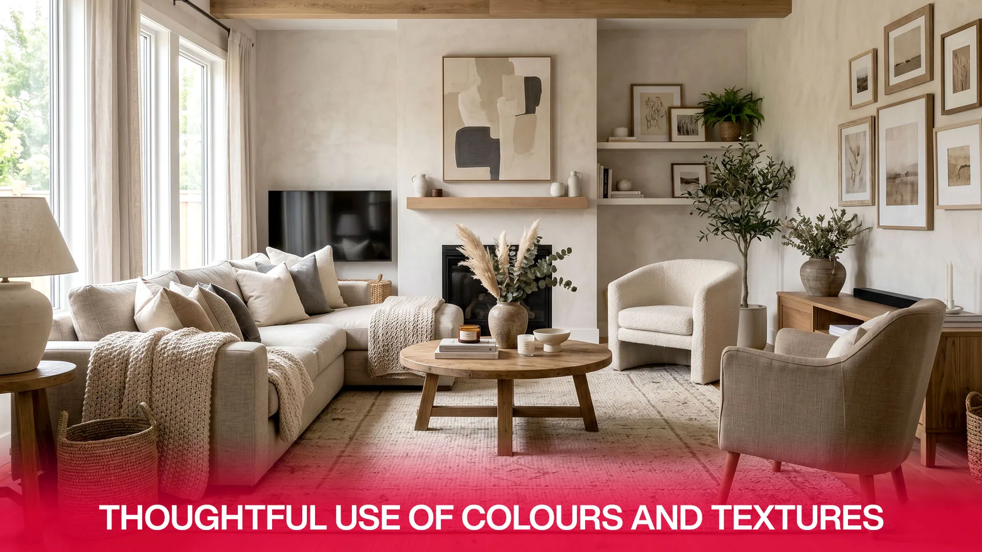 Thoughtful Use of Colours and Textures