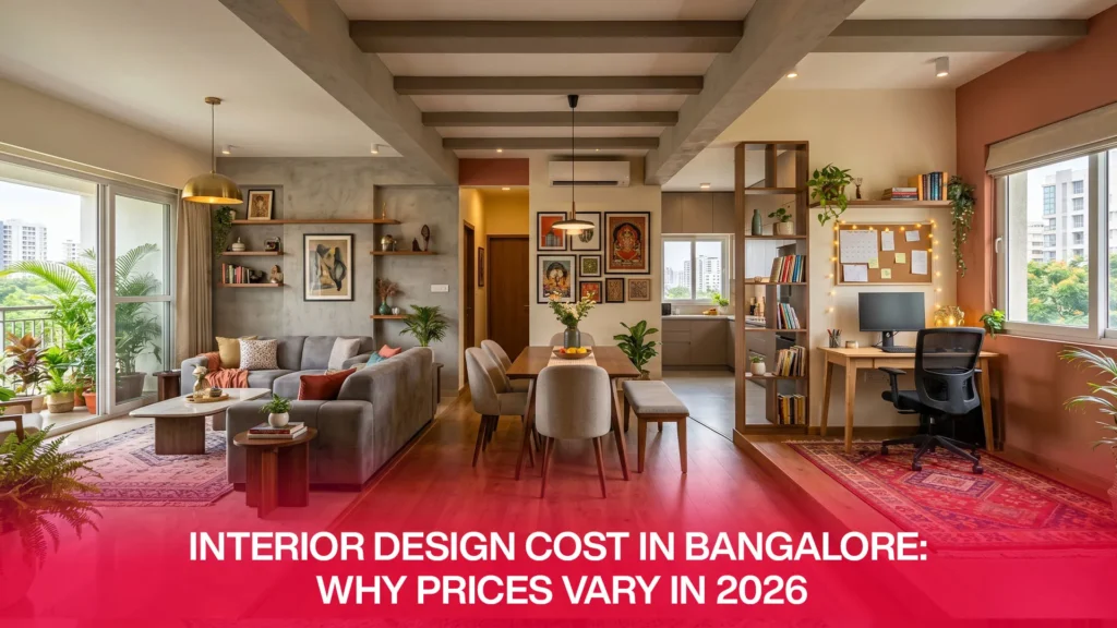 Interior Design Cost In Bangalore: Why Prices Vary in 2026