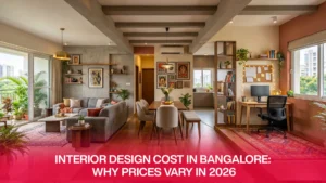 Interior Design Cost In Bangalore: Why Prices Vary in 2026
