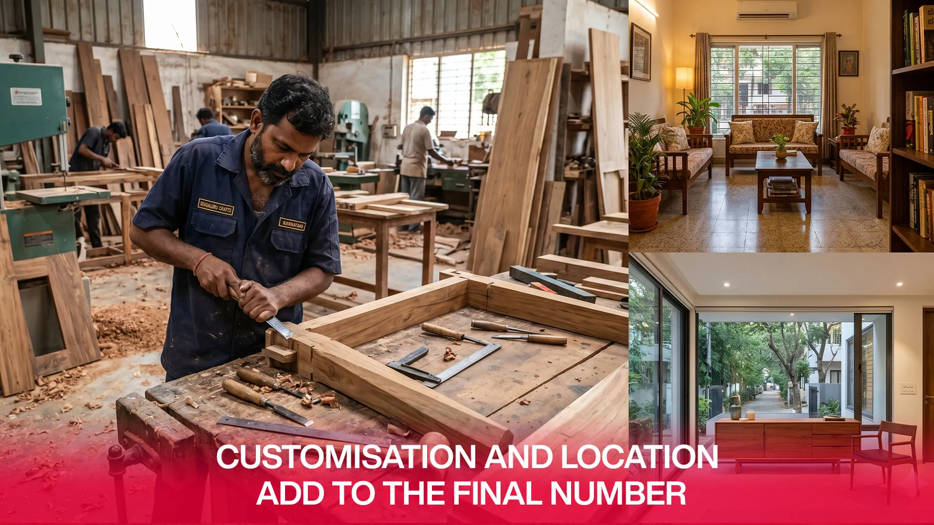 Customisation and Location Add to the Final Number