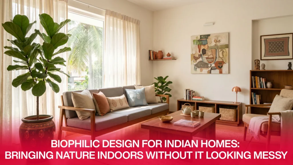 Biophilic Design for Indian Homes: Bringing Nature Indoors Without It Looking Messy