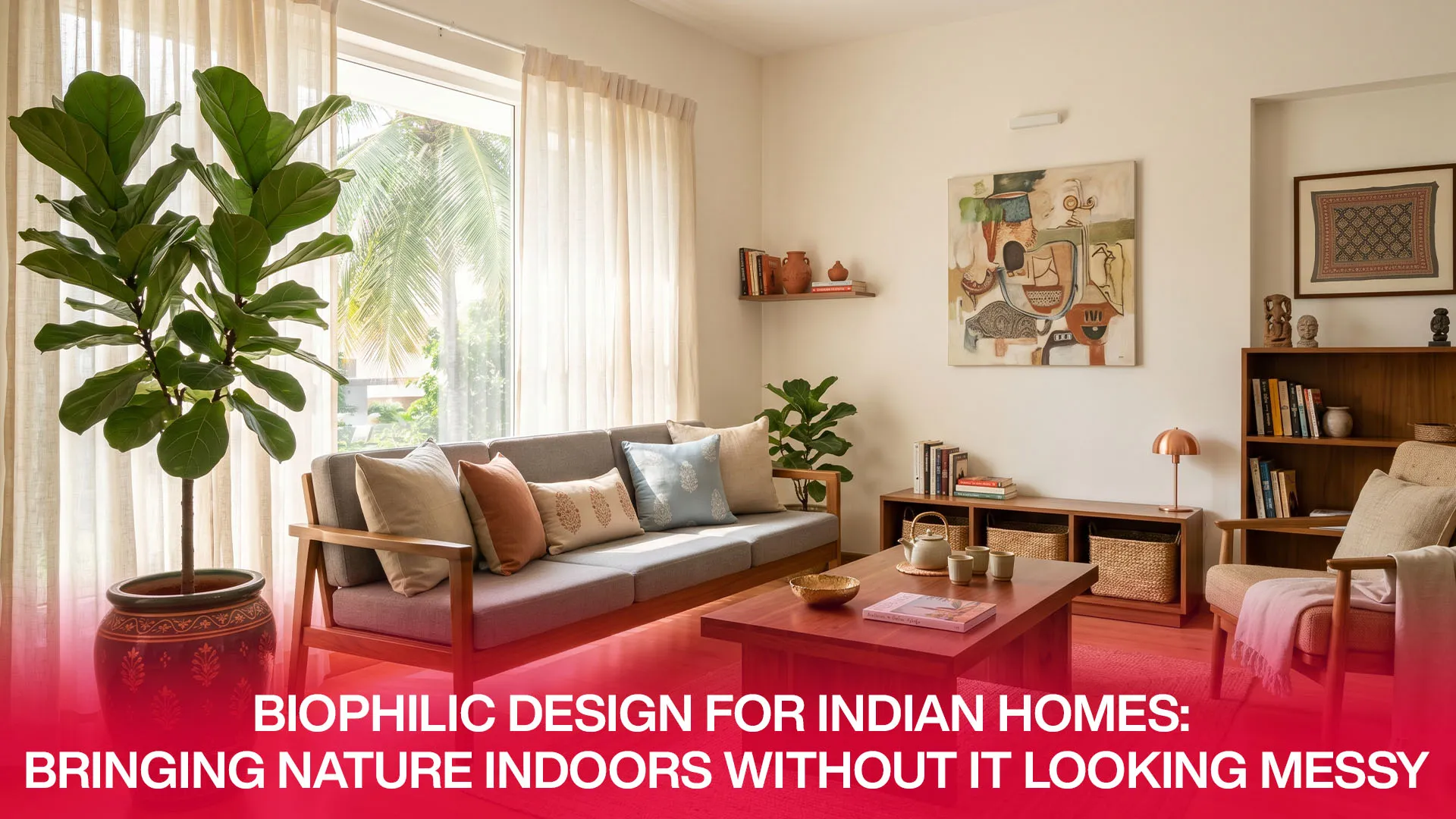Biophilic Design for Indian Homes: Bringing Nature Indoors Without It Looking Messy