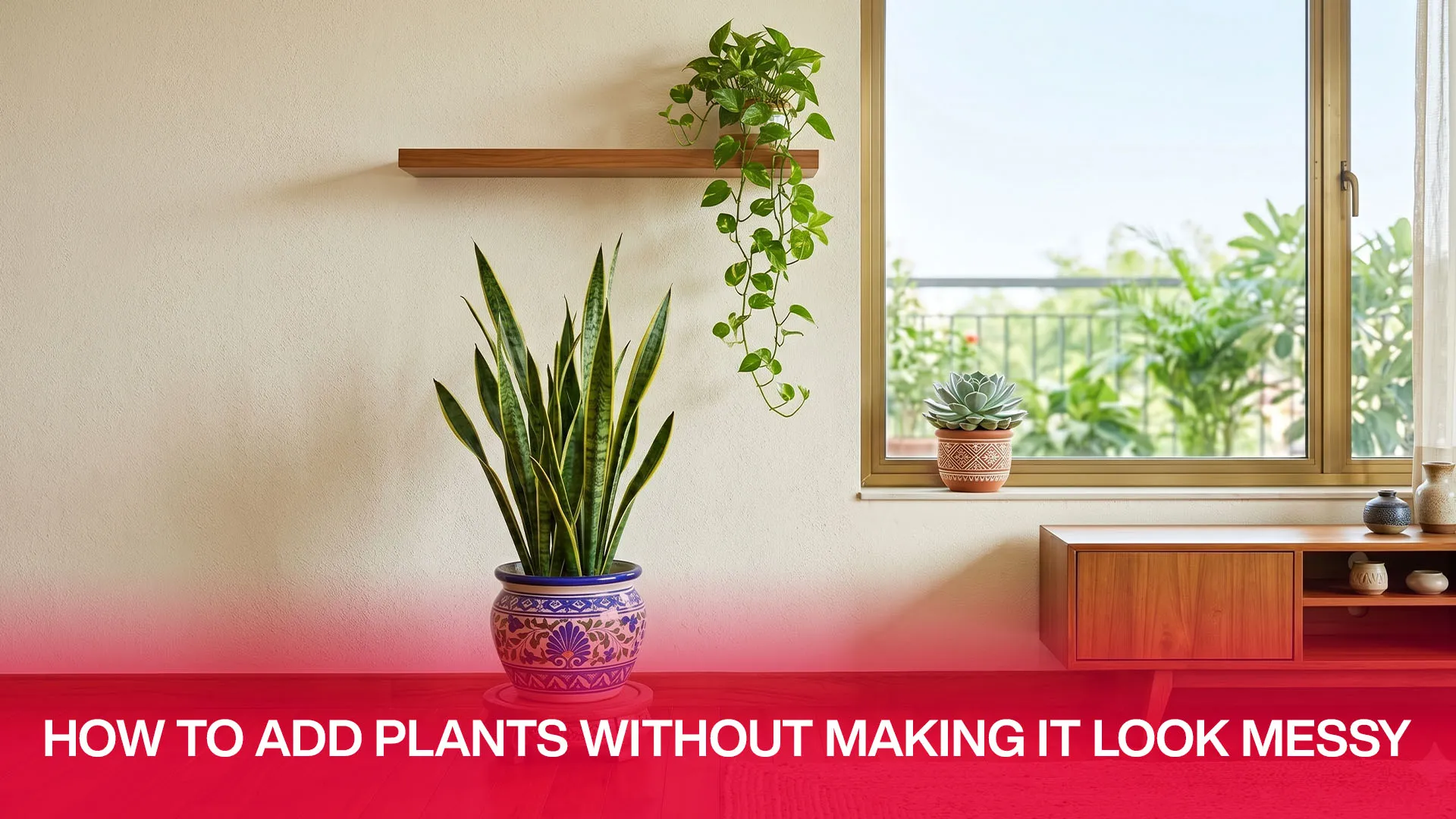 How to Add Plants Without Making it Look Messy