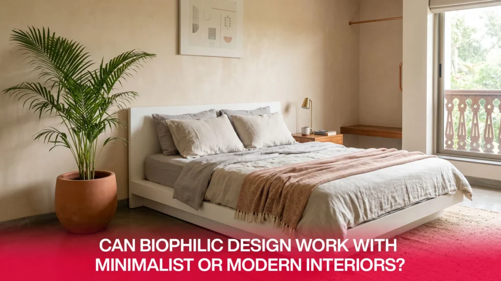 Can Biophilic Design Work With Minimalist or Modern Interiors?