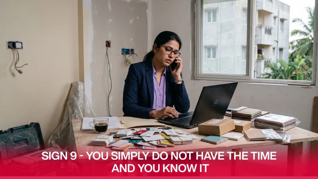 9. You Simply Do Not Have the Time and You Know It