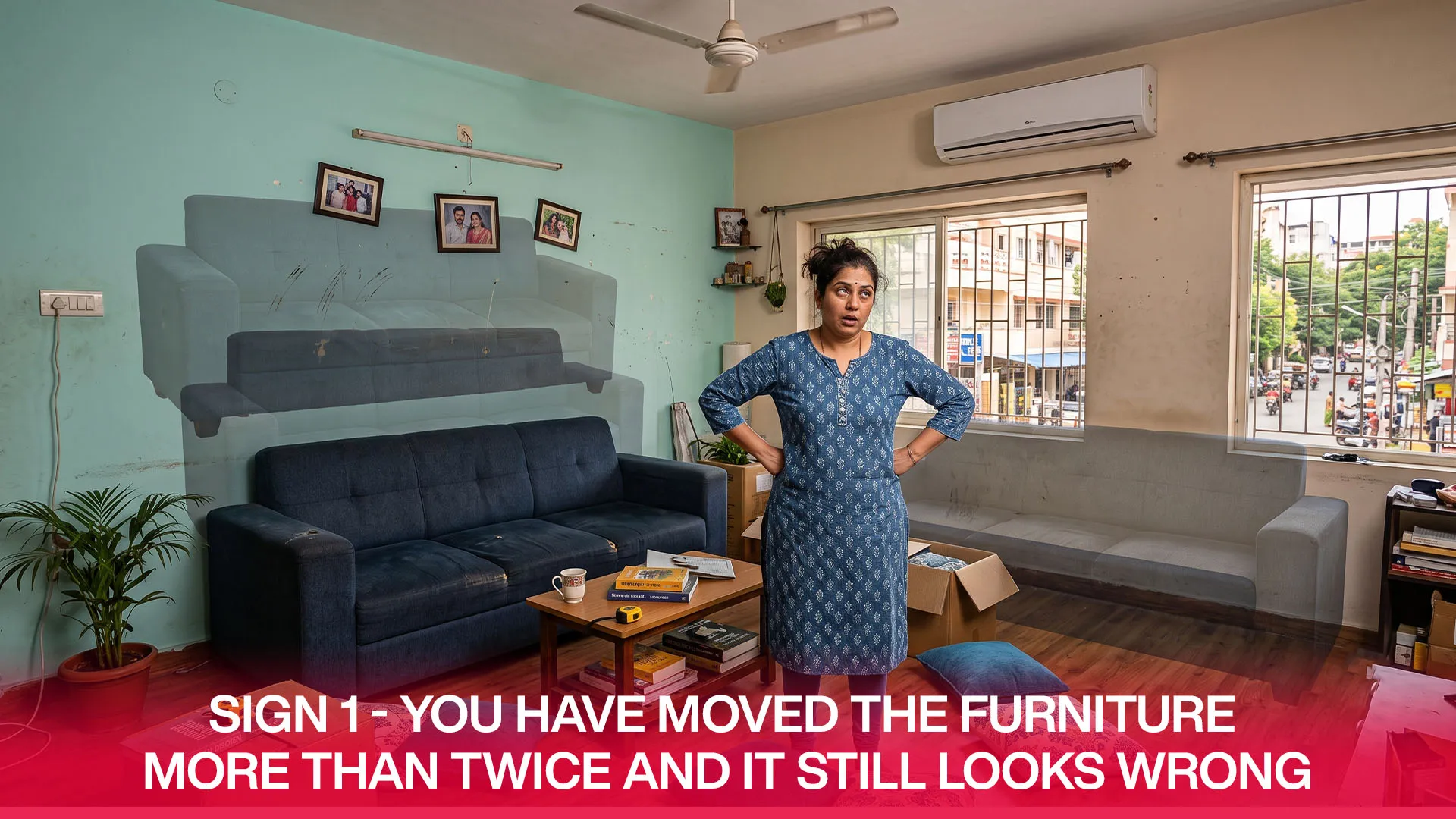 Sign 1 - You Have Moved the Furniture More Than Twice and It Still Looks Wrong