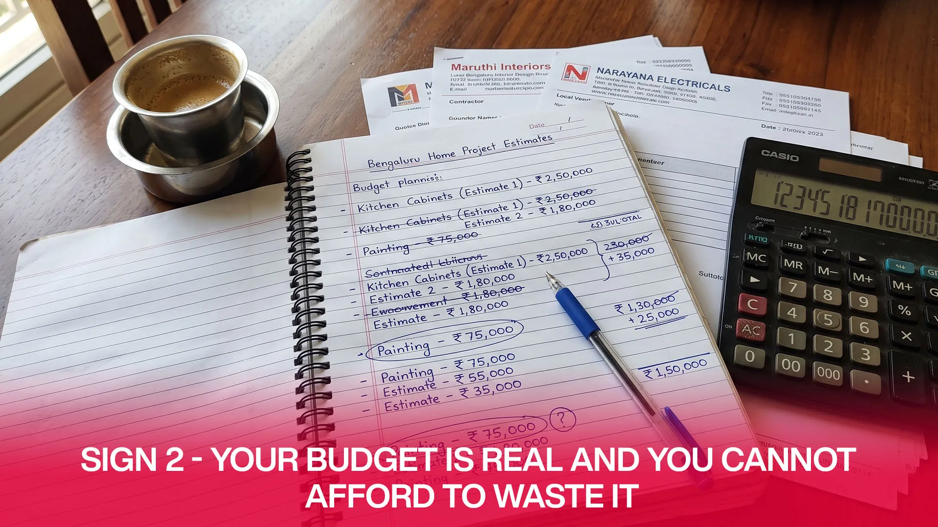 Sign 2 - Your Budget Is Real and You Cannot Afford to Waste It