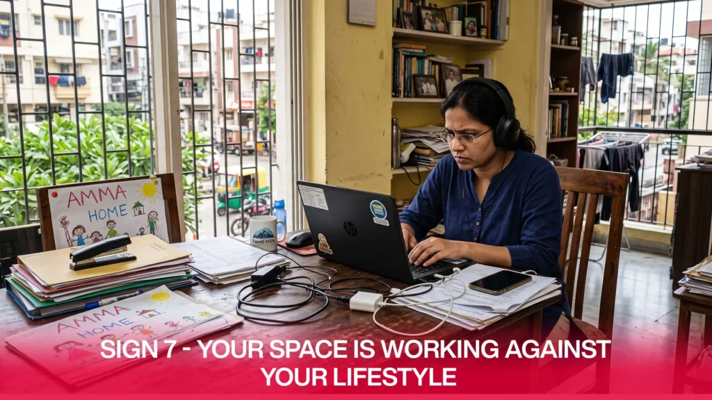 7. Your Space Is Working Against Your Lifestyle